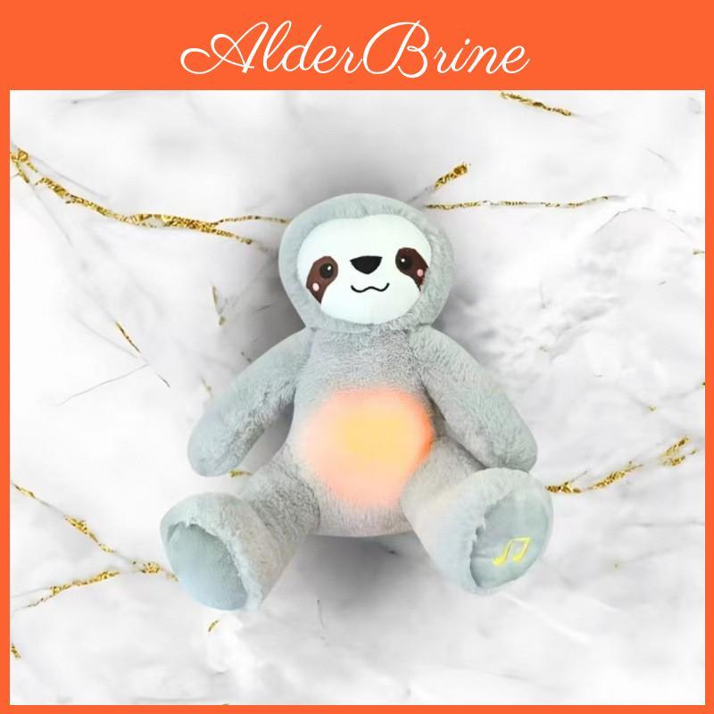 Breathing Light Up Otter Plush Toy For Newborns Soft Sleep Aid For Babies
