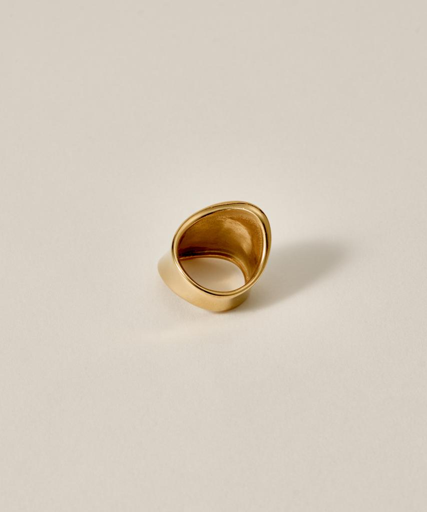 Novice Tokyo Wave Ring [Stainless] / Gold
