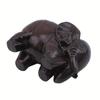New Wooden Elephant Figurines Craft, Carved Natural Stone, Mineral Crystal Mini Animals Statue