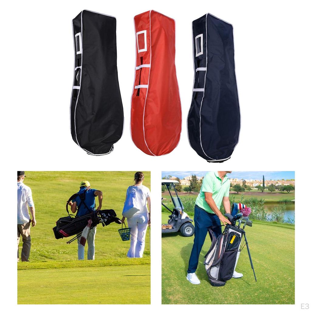 Golf Club Bag Cover Protective Dustproof Protector Sleeve Water Resistant