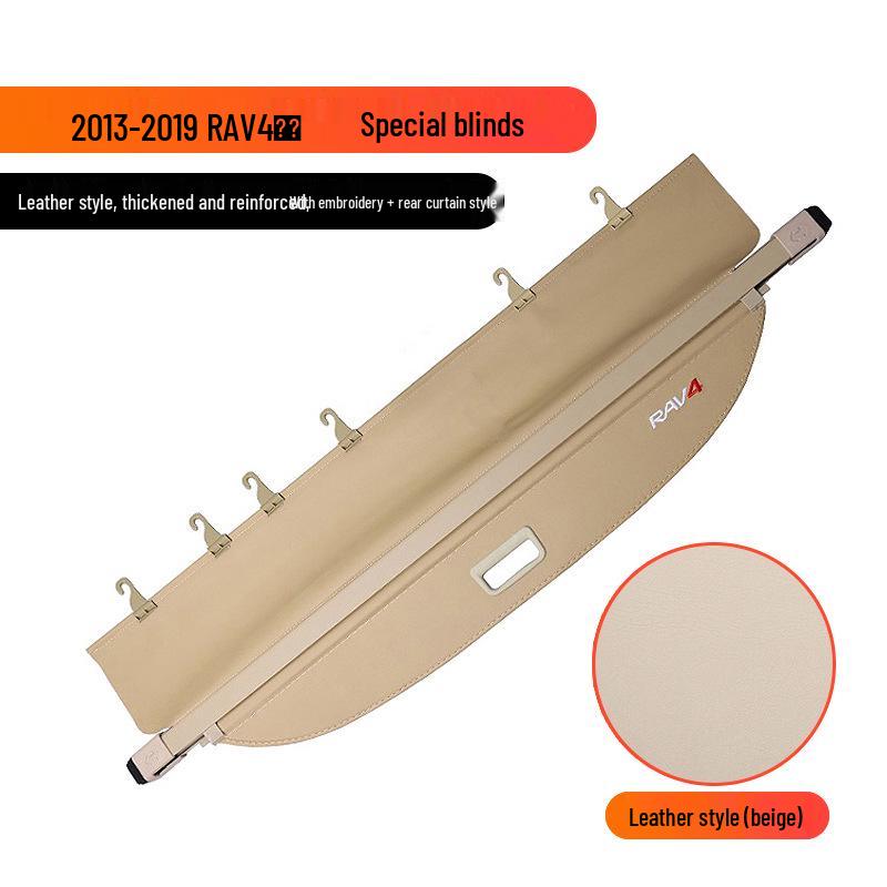 Compatible Rear Trunk Cargo Cover for Toyota RAV4 and Highlander