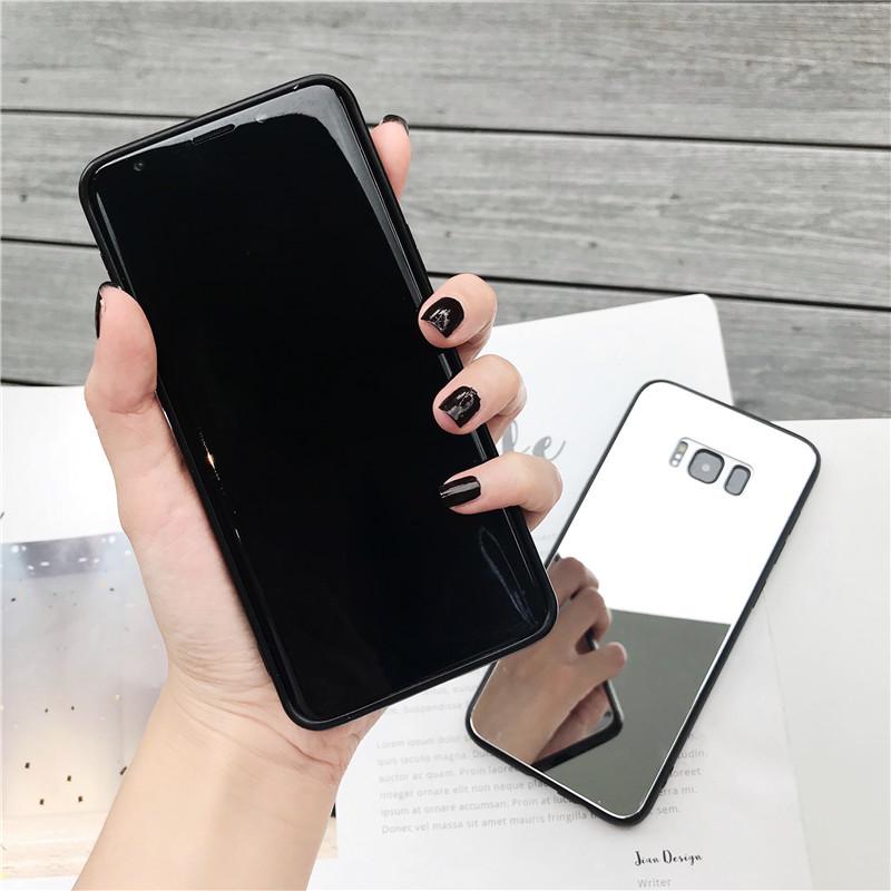 Spiegel Weiche TPU Hülle für Samsung Galaxy A51 A71 A50 A70 A30 A20E A30S A50S A70S A10 A20 A40 A90 A01 A21 A81 S20 S10 Plus Ultra S10E S9 S8 Note10 Abdeckung