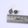 Natürlicher Labradorit Edelstein Ohrring 925 Sterlingsilber Handgefertigter Schmuck Hängeohrring