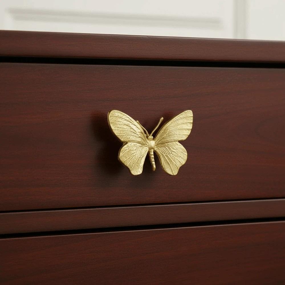 Furniture Hardware Butterfly/Dragonfly Brass Handle Home Decoration Furniture Handle Drawer