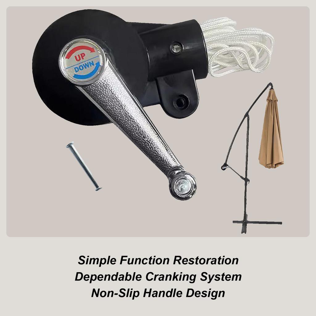 New Parasol Shaker Crank Handle Patio Umbrella Crank Handle For Sun Umbrella Parts Replace Parts For Pool Courtyard Outdoor