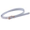 A New Multi-color Decorative Dress with A Sweater, A Thin Waist Belt, A Versatile Pin-button PU Small Belt for Women, and Korean-style Belt
