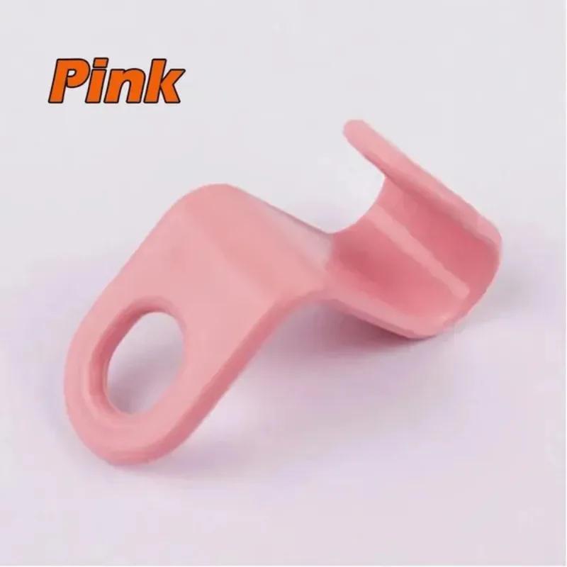 

50Pcs Hook Clothes Hanger Connect Hooks Storage Clothes Rack Wardrobe Hanging Hanger Connection Hook Space Saving for Home розовый