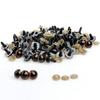 100 Pcs 8-20mm Plastic Safety Eyes for Teddy Bear Doll Animal Puppet