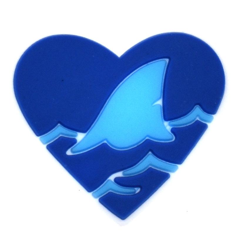 1-10PCS Cute Sharks Shoes Accessories Boys Girls Sandals Garden Shoe Buckle Decorations Fit Charm Party Gift