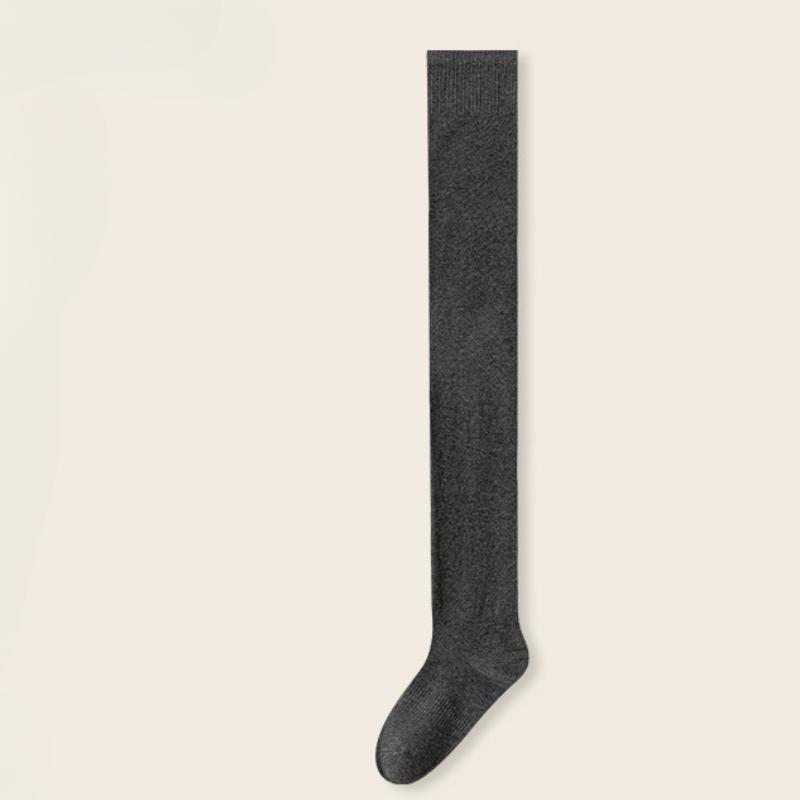 

Жіночі гольфи 1/3/5 пар осінь і зима Товсті теплі панчохи Однотонні панчохи для схуднення 1 pair темно-сірий колір