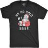 Santa Claus Ho Ho Hold My Beer Graphic T-shirt