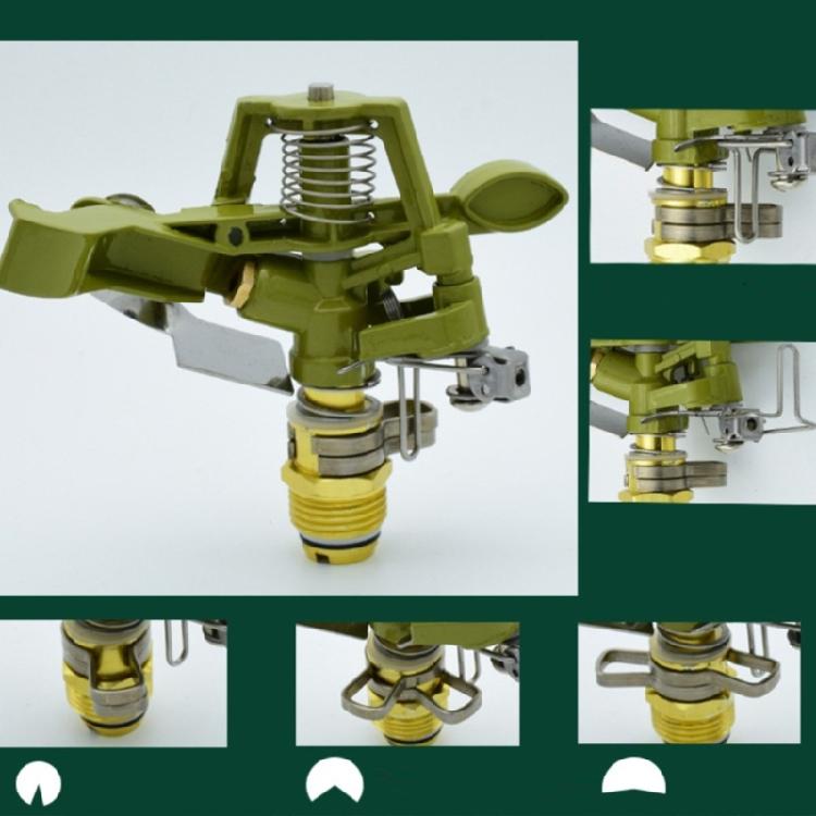 Heavy Duty Lawn Sprinklers Head with Nozzles 360 Degree Large Coverage Pattern