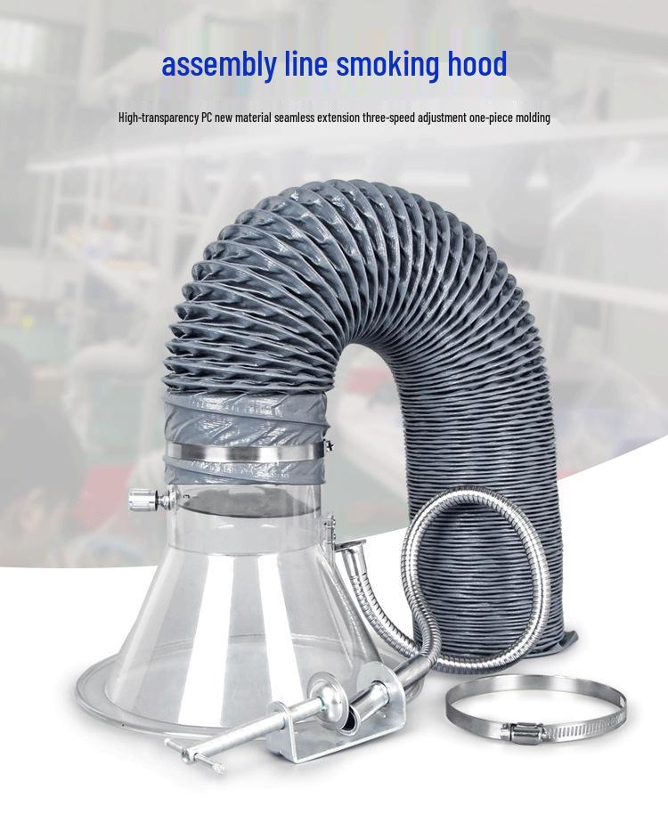 Konektor ústí digestoře pro odsávání pájecích výparů - Dostupné ve velikostech 2,5, 3 a 4 palce