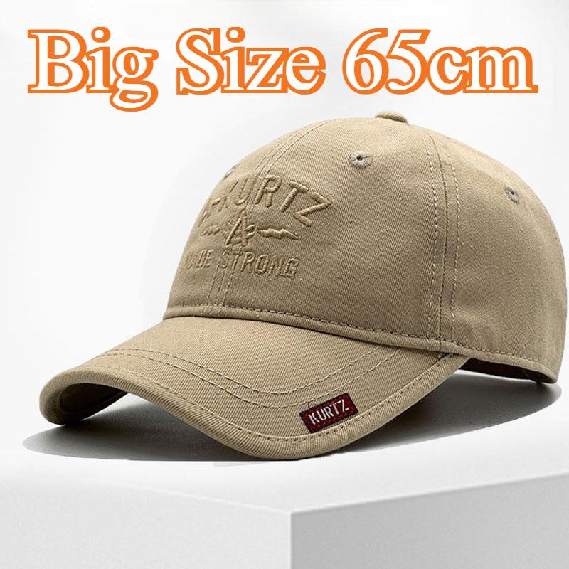 Plus Size 65cm Versatile Baseball Caps Man Top Quality Cotton Soft Sun Hats Women Big Bone Man Outdoors Causal Peaked Hat Male