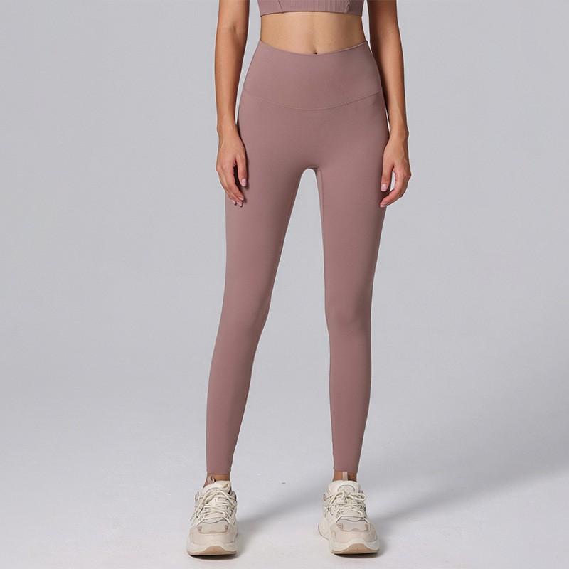 High-Waisted Seamless Yoga Leggings Women 4-Way Stretch Tummy Control Workout Pants With Breathable Nylon Spandex