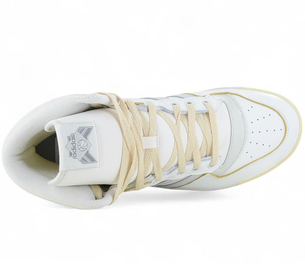 Adidas Rivalry Hi - Pánské tenisky High-Top boty Kůže Bílá FZ6315 ORIGINÁL