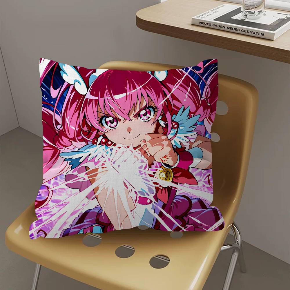 Smile Precure Anime Cushion Cover Decorative Pillow Sofa Home Decor Case Pillow Cases