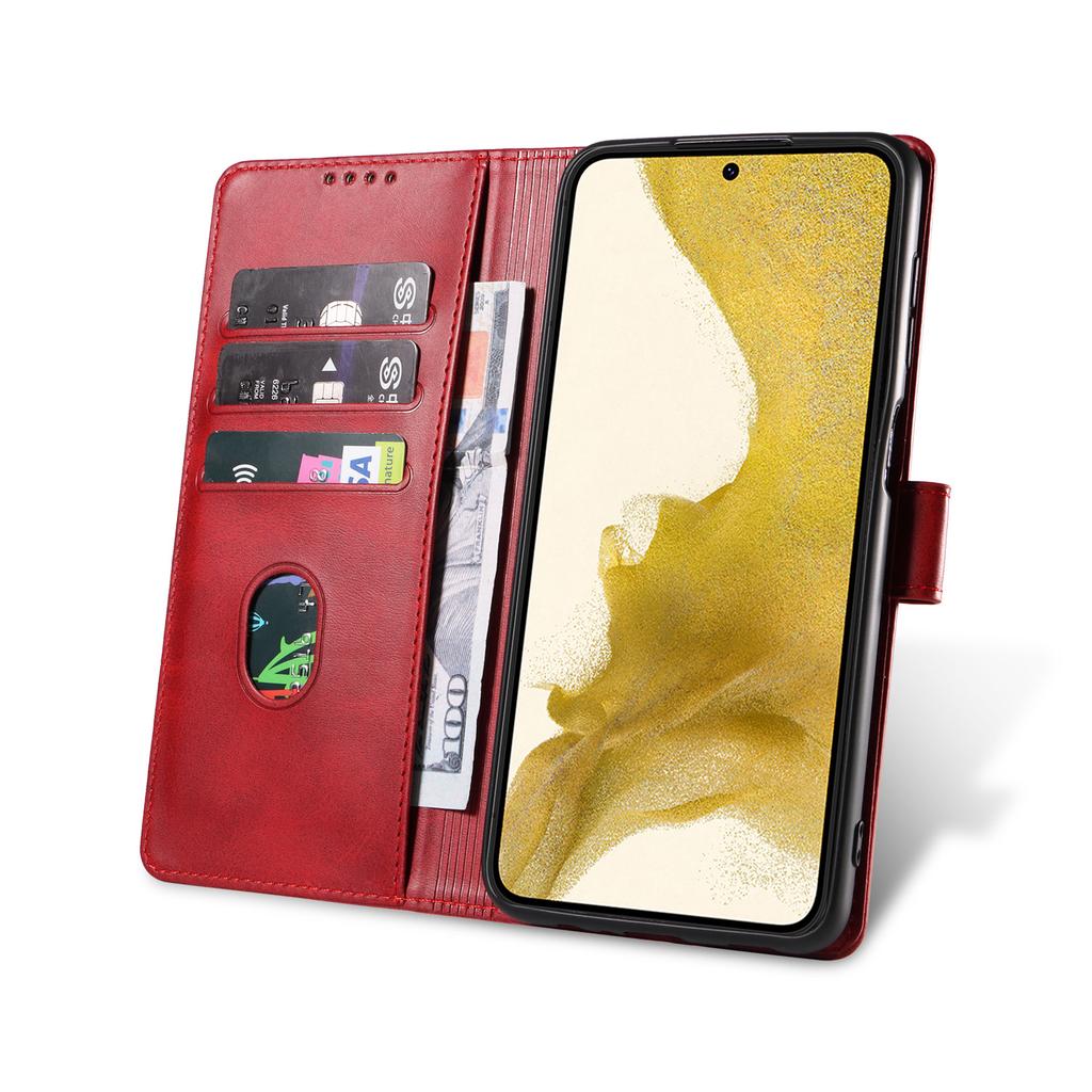 Samsung S24 Plus Leather Case: A15, A54 5G, A14, A35 Flip Cover with Magnetic Suction for Enhanced Protection.