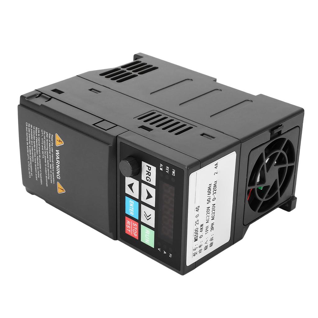 Frequency Converter 0.4KW 2.4A 1PH 220V to 3PH 220V Digital Display VFD Converter Variable