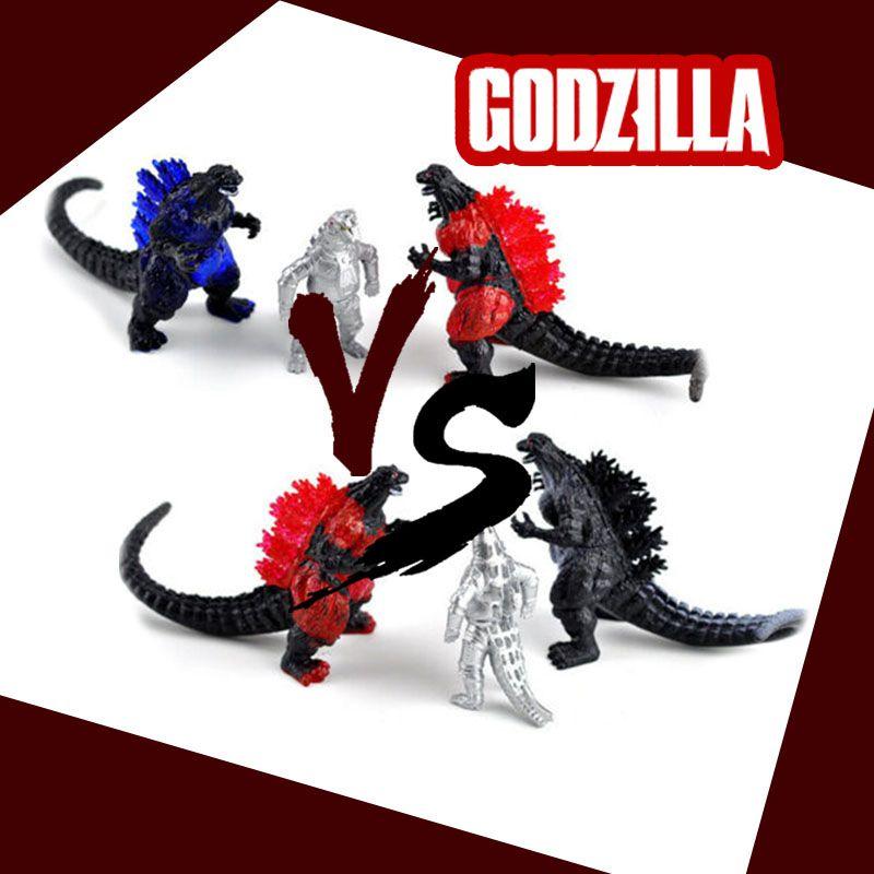 Exquisite Godzilla King Of The Monster Shin Mechagodzilla 10pcs Toy Figures Set For Collectors