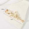 Clip On Belly Button Ring Butterfly Shape Copper Zircon Fake Belly Piercing Umbilical Navel Body Jewelry Trendy Fashion