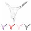 Krajkové spodní prádlo Pánské Sissy Thong G-String Bulge Pouch Kalhotky Bikiny Kalhotky