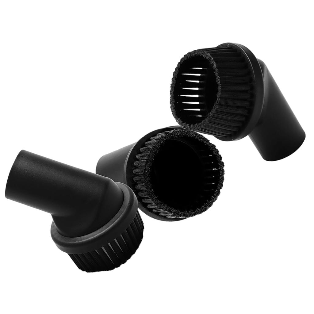 3 Pack Vacuum Accessory Set with Soft Hairs Brushes Fitting Vacuum Hose Accessory Plastic Furniture Cleaning Tool
