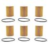 T-Top-Bewertetes 6-teiliges Motorölfilter-Kit 94810722200 Für 911 Cayenne Panamera V6 V8 Teile Zubehör