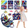 Busy Board, Educational Activity Sensory Board Preschool Learning Fine Motor Skills Toys, Toddler Travel Toy for Plane Car
