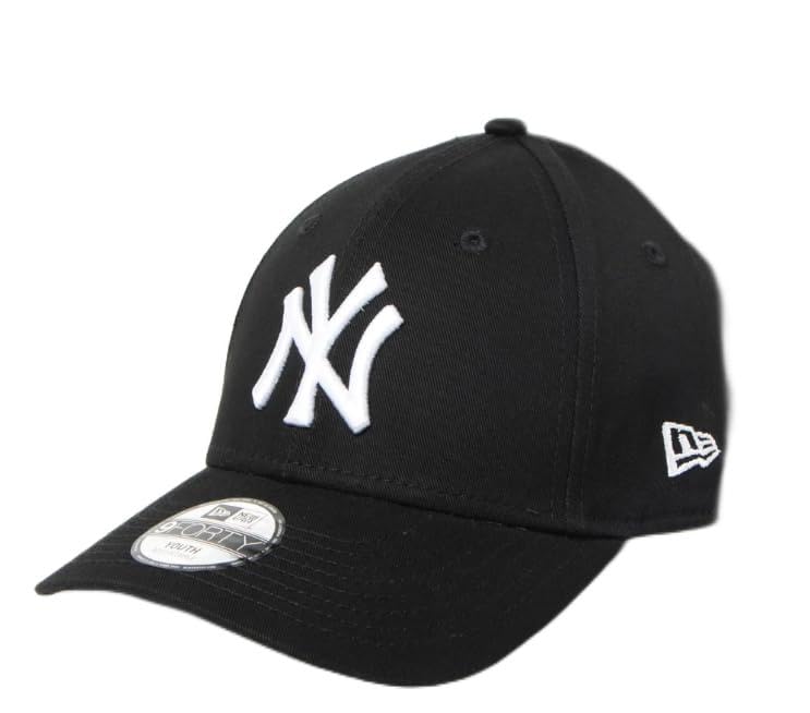 

New Era 9FORTY YOUTH Baseball Cap Choose from Yankees or (Youth, Black/White) - Dodgers.