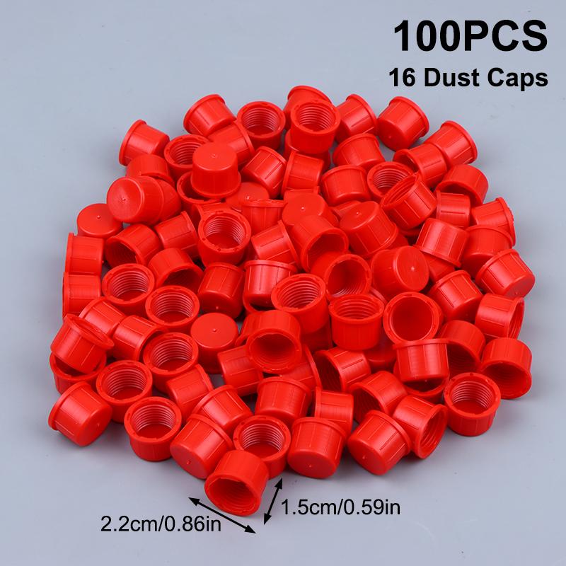 M12 M14 M16 M18 Common Rail Injector Dust Cap Reliable Connection Protection for Automotive Workshops 100pcs