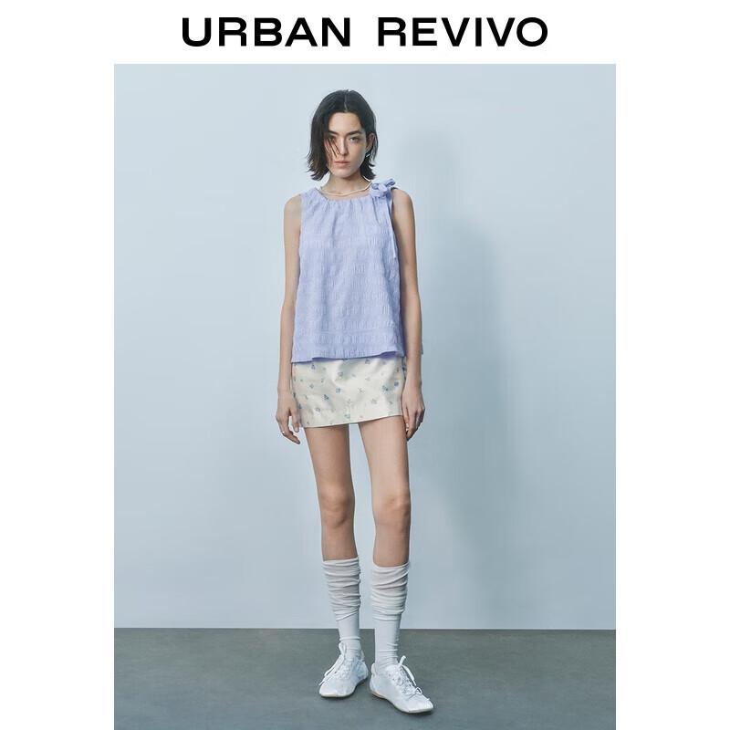 UR Women s Casual Color Block Plaid Polo Shirt XS