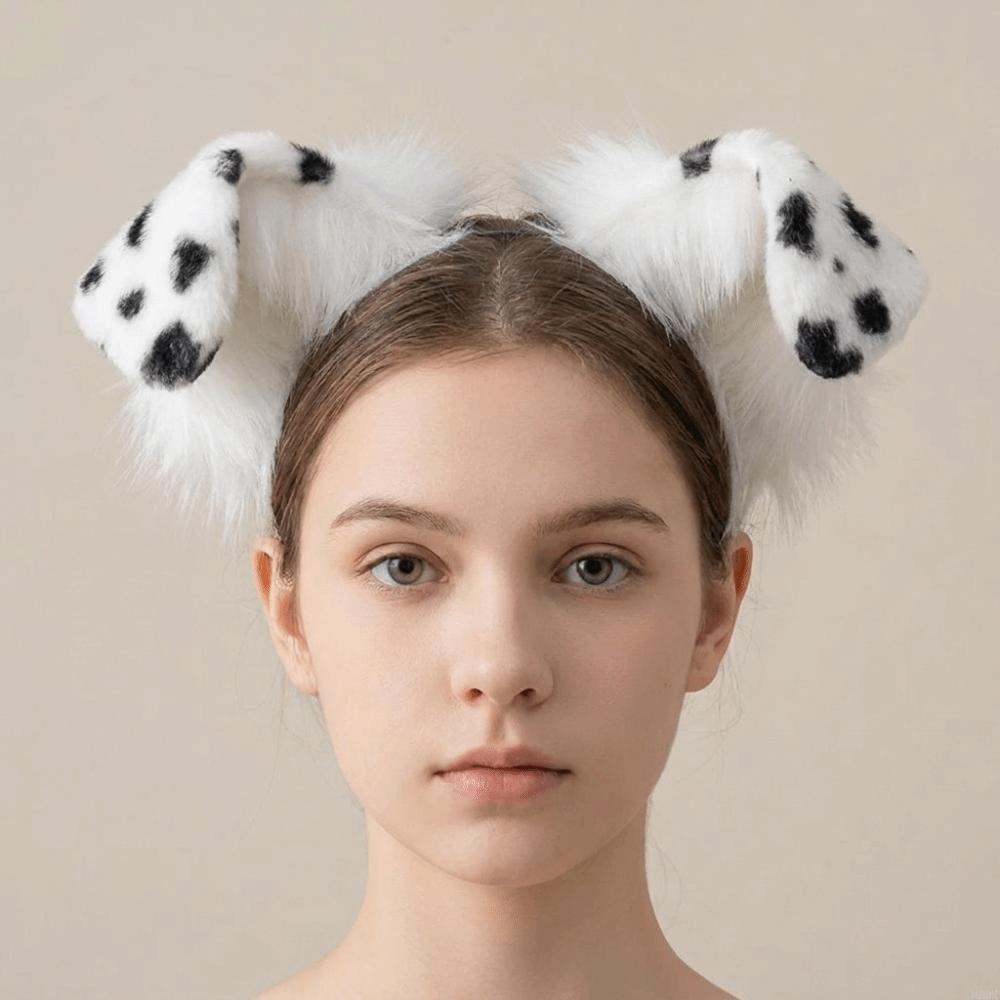 Fellige Hundeohren Stirnband Künstliche Lolita Ohren Kopfschmuck Praktisches Cosplay Stirnband Kinder