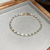 Bracciale Geometrico in Zirconi di Lusso Raffinato: Design Colorato e Versatile