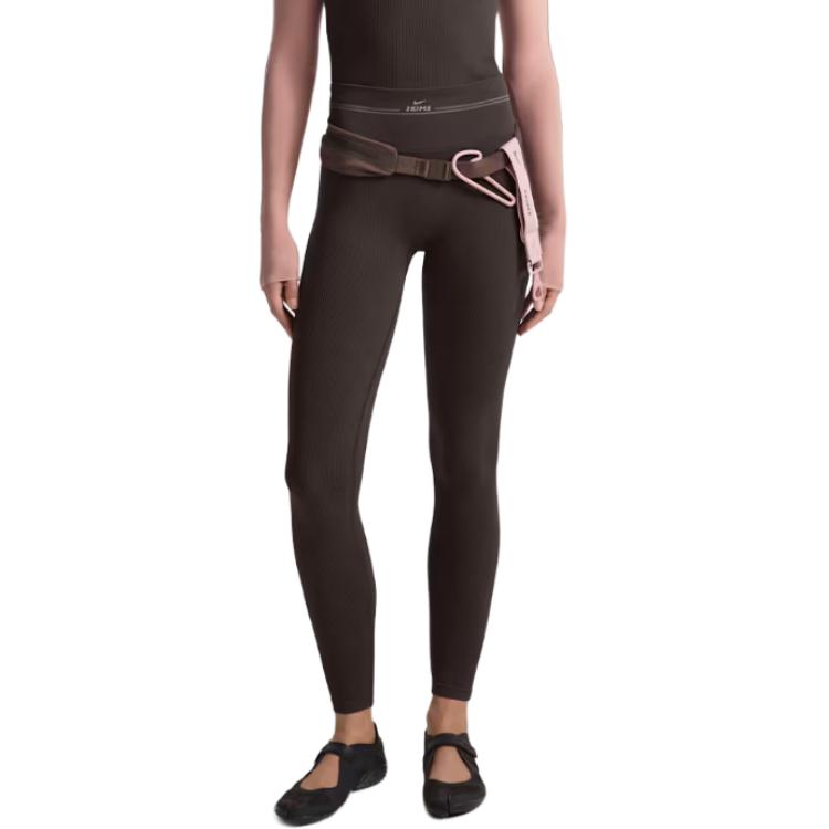 Nike X Skims High Waist Logo Cropped Leggings Women leggings IU8299-249 XS