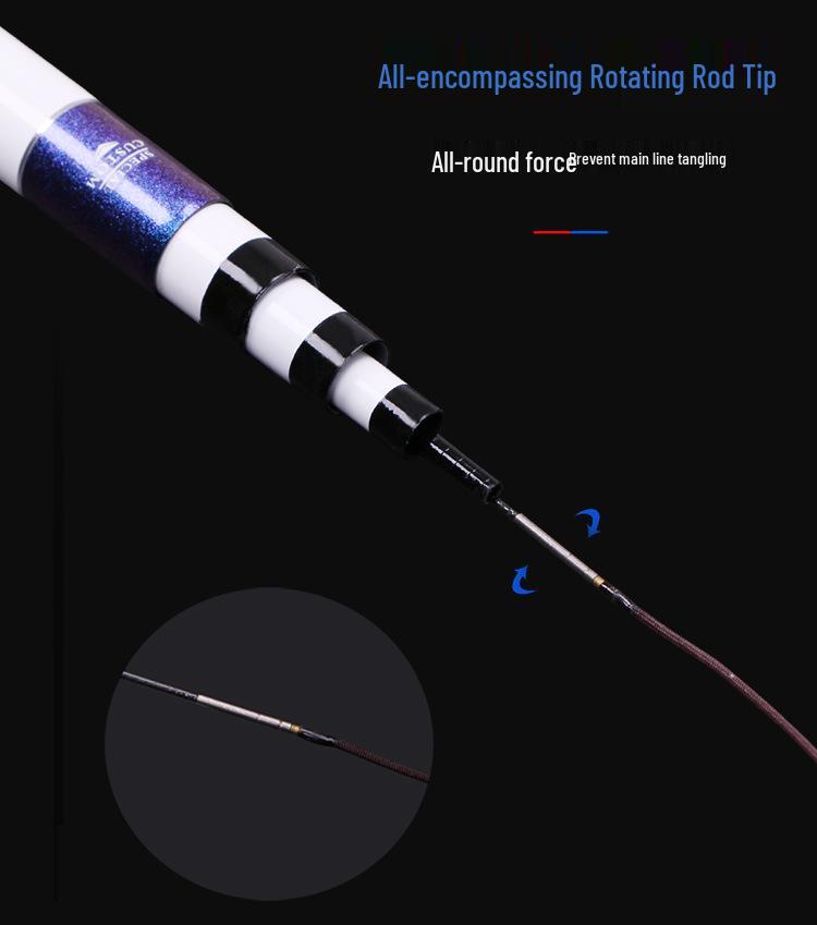 Ultra-Light 28-Section Pure Carbon Fishing Rod for Carp and Table Fishing