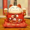 Large Ceramic Lucky Cat Ornament: Creative Piggy Bank & Home Decoration Gift