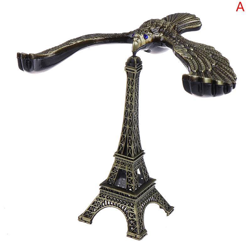 Alloy Tower Model Balance Eagle Bird Miniature Figurines Decompression Toy