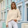 Women's Hollow Out Knit Pullover Sweater Casual