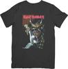 Iron Maiden Music Unisex Střih pro Muže a Ženy Kvalitní Bavlněné Tričko Černé