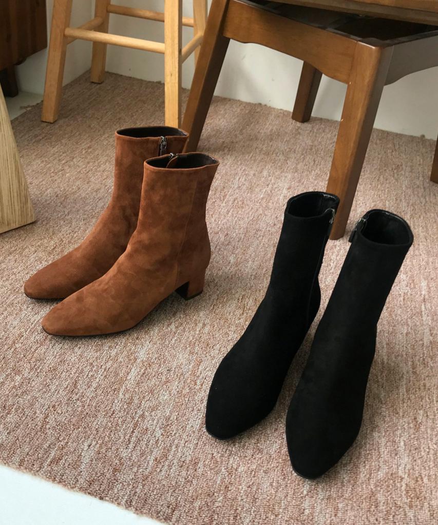 2Comm Aileen Ankle Boots [2 Colors_3/5Cm]