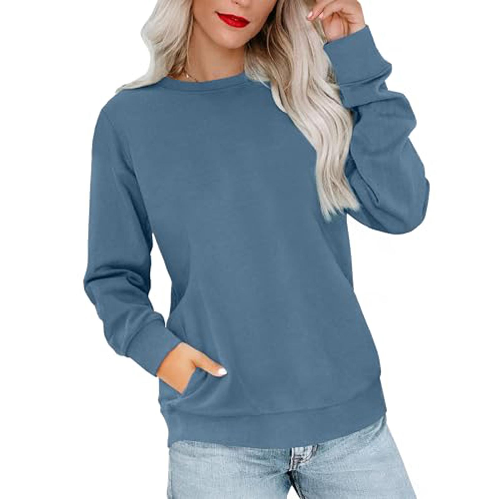 

Women s Fashionable and Comfortable Pullover Sweatshirt XL тёмно-синий