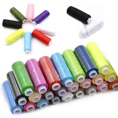 24 pezzi/set di filo per cucire, non facile da rompere, cucire vestiti, filati di poliestere fai da te