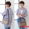 [VIVID HORN] [PERSON'S SPORTS] Parsons Shoulder Pouch, Women's, Lightweight, Travel, Crossbody, Water-Repellent Nylon, Gift, 40070, Mocha