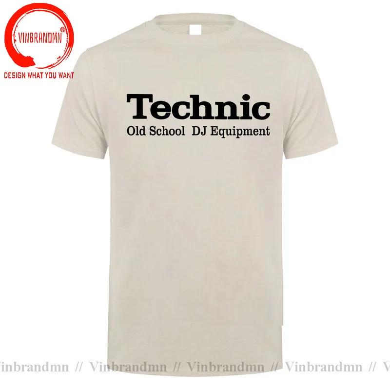 New Summer Classic T Shirt Technics Old School Dj Equipunisext Tshirts Graphic Clothing Short Sleeves Tshirt Cotton Tops Tee Shirt