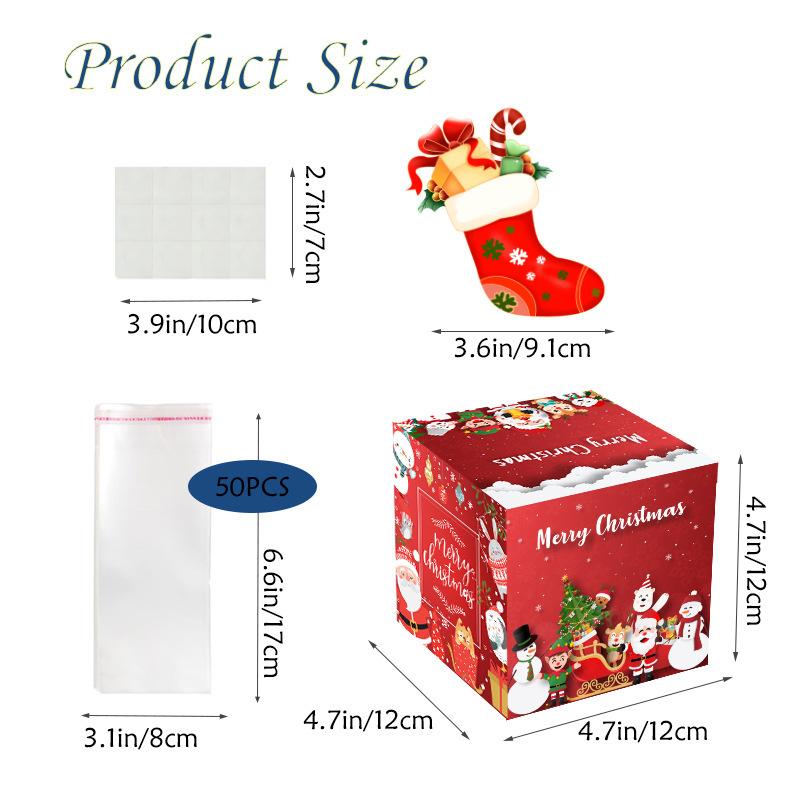 Christmas Stocking Design, Christmas Party Decoration, Surprise Cash Box, Party Decoration, Gift Box, Surprise Gift Box