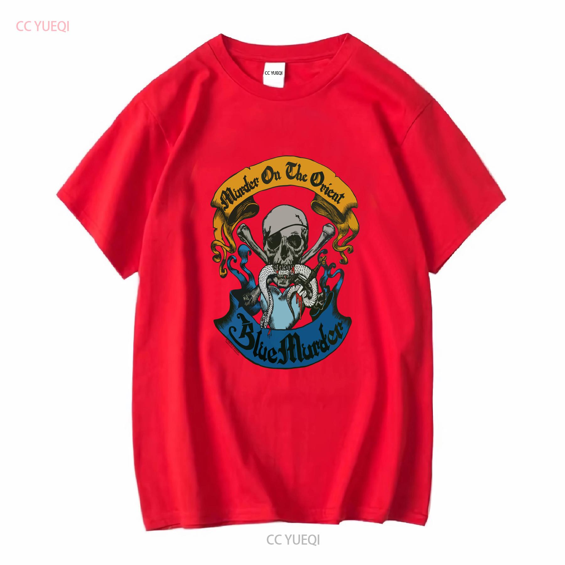 

BLUE MURDER John Sykes Power Trio T Shirt Full Size S 5XL 1T643 vintage Washed streetwear Soft designer clothes homme Casual S