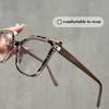Rectangle+Splicing Color Reading Glasses Neutral High-end Texture Glasses Anti Blue Light  Can Be Used As Decorative Glasses