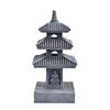 New Solar-powered Creative Stone Tower Lanterns for Outdoor Decorations, Garden Landscaping Statues, Villa Ornaments and Handicrafts.