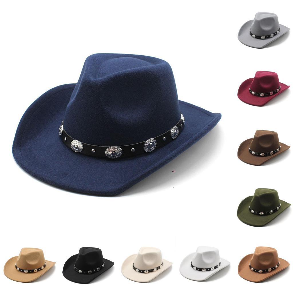 British Style Wool Felt Fedora Hat With Wide Brim For Summer Casual And Formal Wear